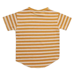 Minikid Yellow Striped T-Shirt